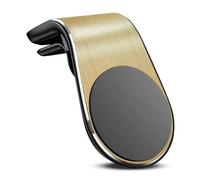 Car Mount Cradle Hands Phone Holder For Sandero I Stepway 2009-2012, L-Type Air Vent Clip Mount,Gold