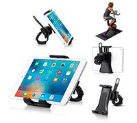 Car mount, Exercise Bike Tablet Holder,universal Mobile Phone Car Mount Holder adjustable 360°bracket stand for 3.5-12" Smartphones and Tablets, the Iphone,Ipad.