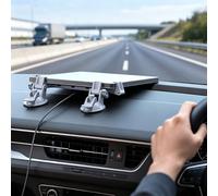 Car Mount for Dashboard & Windshield Compatible with Starlink Mini, Strong Suction Cup Holder, Secure & Stable Mounting Kit for Cars, Vans & Campervans,Ensures Stable Driving and Satellite Signal