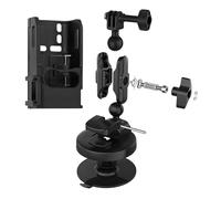 Car Mount Suction Cup Stand for Sports Device Featuring Full Rotation Works with Popular Action Camera Models Waterproof Action Camera Holder