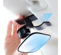 Car-Mounted Baby Safety Mirror with Clip Attachment for Real Infant Observation Using Extra Large Wide Angle Reflective