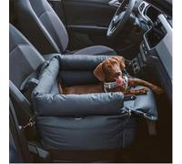 Car mounted dog bed is removable and washable, with bite resistant PU leather for dog travel. It is a portable pet mat suitable for all seasons and is suitable for small and medium-sized dogs and cats