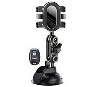 Car Mounted Phone Holder - Silica Gel, Universal Suction Cup | Top Down First Person View, Vlog Recording Phone Stand For Video Recording, Vlog Record, Live Streaming, All Smartphones