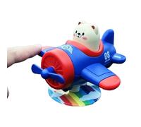 Car-Mounted Rotating Drifting Small Aircraft, S-Pinning Car Figurine, Rotating Plane Ornament, with Interactive & Collectible, Universals Fit, 11.7 X 11 X 8 Cm, for Auto, Suv, Sedan, Rv, Desk, Road Tr