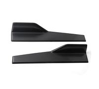 car mud deflectors 2pcs 45cm Universal Car Side Skirt Rocker Splitter Winglet Wing Bumper Lip Black/Carbon Fiber Look Skirts(Bright black)
