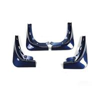 Car Mud Flap Guards Splash Mud Flaps For Tesla For Model 3 Splash Guards Flap For Fender Mudguards Pack Of 4 Painted For Gloss White(Blue)