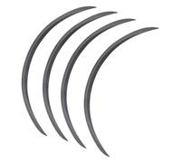 Car Mud Flaps Car Arch Wheel Fender Extension Protector Lip Anti-Scratch Soft Strip Wheel Eyebrow Lip Fender Car Truck SUV(4 piece)