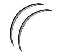 Car Mud Flaps Car Arch Wheel Fender Extension Protector Lip Anti-Scratch Soft Strip Wheel Eyebrow Lip Fender Car Truck SUV(2 x Black)