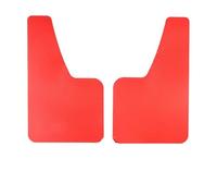 Car Mud Flaps Car Universal Black RED Carbon Fiber Effect Splash Guards Mud Flaps Molded Mudguards Fender Cover Front Rear For Dirt Protection(2pcs Red)