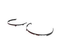 Car Mud Flaps For Mustang S650 GT 2024-2025 For Ecoboost A Pair Front Wheel Eyebrow Arch Carbon Fiber Painted Body Kit Mudflaps(Carbon Fiber Painted)