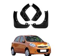 Car Mud Flaps for Nissan Micra March K13 2010-2013 - 4pcs ABS Fender Cover Set - Waterproof Splash Protection Fender - Enhances Trim Line - Sporty Look