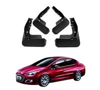 Car Mud Flaps for Peugeot 308 2012-2015 - 4pcs ABS Fender Cover Set - Waterproof Splash Protection Fender - Enhances Trim Line - Sporty Look