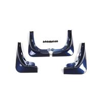 Car Mud Flaps For Tesla For Model For 3 2016-2023 Mudflaps No Need To Drill Holes Matte Black/Painted Mudguard For Dirt Protection(Paint Blue)
