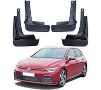 AnJWen Car Mud Flaps for VW Golf mk8 GTi GTD GET 2020-2025, Black ABS Mudguards, Front and Rear, 4 Pcs