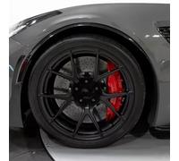 Car Mud Flaps Splash Guards For Chevrolet For Corvette For C7 For Grand Sport For Z06 For Z51 2014-2019 Front Wheel Eyebrow Trim Molding Lip Fender(Glossy Black)