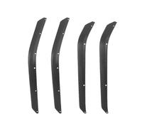 Car Mud Flaps Splash Guards For Jeep For Wrangler For JK For JKU 2007-2017 4 X Front Rear Wheel Eyebrow Fender Liners Fender Extension