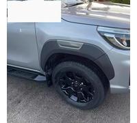 Car Mud Flaps Splash Guards For Toyota For Hilux For REVO For ROCCO 16-25 Fender Off-Road Wide Body Trim Car Wheel Arch(21-25 Flares Red)