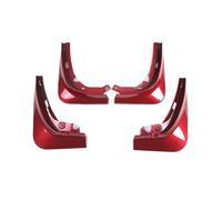 Car Mudflaps For Tesla For Model 3 2021 Car Front Rear Mudguards Decor Accessories Protector Mudguards(Red)
