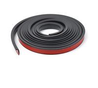 car mudguard 3 Meter Car Fender Flares Arches Wing Extenders Eyebrow Protector Rubber Seal Strip Mudguard Wheel Lip Body Cover Scratch Proof(Width 1.4cm)