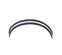 car mudguard Carbon Fiber Rubber Car Wheel Eyebrow Universal Protector Trim Fender Flare Extension Arches For Cars Mud Flap Guards Splash(72cm)