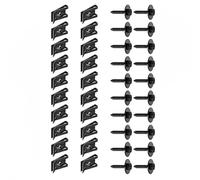 Car Mudguard Fastener Stand Clip with Screw U Washer Rust Resistant Metal Bracket for Multiple Vehicle Models Metal Auto Mudguard Fastener Set