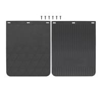 Car Mudguard Mud Flaps For Jeep For Grand For Cherokee For Wrangler 2Pc 15"x12" 6mm Wide Body Mud Flaps Heavy Duty Splash Guards Rubber Splash Guards Fender
