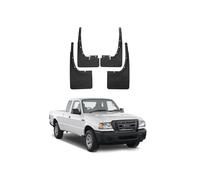 Car Mudguard Mud Flaps for Ranger T6/T7 2011-2018 Molded Custom Front and Rear Mudflaps Splash Guards Flares Kit 4-PC Auto Accessories,Send 1 Car Wash Towel