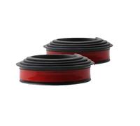 car mudguard Universal Auto Fender Car Wheel Arches Wing Expander Arch Eyebrow Body Protector Cover Mud Guard 1.5M(3.5cm 2pcs)