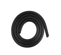 car mudguard Universal Car Fender Flare Extension Wheel Arch Cover Protector Trim Moulding Lip Guard Scratch Proof 1.5M Set Strip(2 PCS Black)