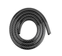 car mudguard Universal Car Fender Flare Extension Wheel Arch Cover Protector Trim Moulding Lip Guard Scratch Proof 1.5M Set Strip(2 PCS Carbon)