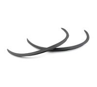 Car Mudguards 2pcs Universal Car Wheel Eyebrow Arches Lips Glossy Black 73cm Auto Side Flares Extension Protection Car Wheel Fender(2pcs carbon fiber)
