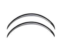Car Mudguards 2pcs Universal Car Wheel Eyebrow Arches Lips Glossy Black 73cm Auto Side Flares Extension Protection Car Wheel Fender(2pcs glossy black)