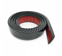 Car Mudguards Carbon Fiber Patterned Car Wheels Tire Arches General Wheel Fenrs Horn Corative Lips Extend Mold Protect Arch Trim Moulding(3.5CM-black)