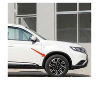 Car Mudguards For Mitsubishi For Outlander Wheel Eyebrow Fender Pad Extension Arches Trim Wheel Arch Trims(1PCS Front Long R)