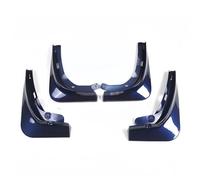 Car mudguards Mud Flaps For Tesla For Model 3 Splash Guards Flap For Fender Mudguards Pack Of 4 Painted Gloss White(Blue)