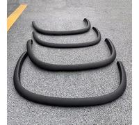 Car Mudguards PU Material Car Front Rear Wheel Eyebrow For Vw For Tiguan 2009-2017 Modified Style Wide Flares Kit Arch Trim Moulding