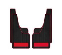 Car Mudguards Universal Car Mudguard Front Rear Wheels Mud Flaps PP Splash Mudguard Guards For Car SUV Off-road Truck Auto Accessories(4pcs Large Red)