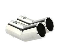 Car Muffler Exhaust Pipe Tail For VW For Golf 4 For Bora For Jetta 1998-2004 Car Exhaust Tail Pipe Dual Pipes Stainless Steel Tailpipes Muffler Tips