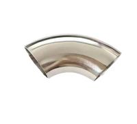 Car Muffler Pipe 51mm 60mm 63mm 76mm OD Butt Weld 90 Degree Elbow Bend Pipe 304 Stainless Steel Car Exhaust Pipe Muffler Welded Pipe End Pipes(63mm)