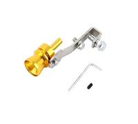 Car Muffler Pipe Car Exhaust Muffler Pipe Whistle Simulator For Q7 For A3 For 3-Door I For A8 For A3 For A4 For A6 For A5 End Pipes(Gold)