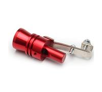 Car Muffler Pipe Car Exhaust Muffler Pipe Whistle Simulator For Q7 For A3 For 3-Door I For A8 For A3 For A4 For A6 For A5 End Pipes(Red)