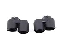 Car Muffler Pipe Car Muffler Carbon Fiber Exhaust Pipe Tip Nozzle Exhaust Head For BMW For X5 For X6 For X7 For Quad Tailpipe 2019-2024 Rear Muffler Tip Tail(Carbon fiber B)