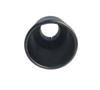Car Muffler Pipe Car Muffler Tail Pipe Stainless Steel Black Large Caliber 114 Universal Tail Throat Matte Black Exhaust Tip Micr End Pipes(63MM IN 101MM OUT)