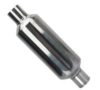 Car Muffler - Stainless Steel Car Exhaust Tip - Automotive Replacement Parts for Reduce Engine Noise Racing Quiet Driving Pipes Modification Harsh Weather Resistance Trucks
