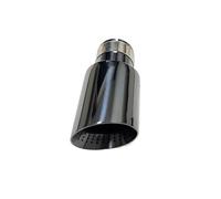 Car Muffler System AK Punch Tail Nozzle Exhaust Nozzle Tail Throat Stainless Steel Titanium Black Large Diameter 101mm 114mm Open(57mm-101mm)