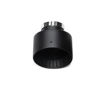 Car Muffler Tip 1Piece Stainless Steel Car Muffler Tip System Pipe Universal Exhaust Tip For VW For GTI MK7 For Golf 7 Exhaust Nozzle Matte Black Exhaust Tailpipe(ID54MMOD114MM)
