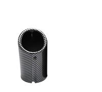 Car Muffler Tip For A3 A1 A4 B8 2009 2010 2011 2012 2013 2014 2015 2016 1/2pieces Auto Car Exhaust Tip Muffler Pipe Cover Tail Pipe(76mm-carbon-1piece)