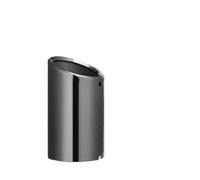 Car Muffler Tip For A3 A1 A4 B8 2009 2010 2011 2012 2013 2014 2015 2016 1/2pieces Auto Car Exhaust Tip Muffler Pipe Cover Tail Pipe(76mm-black-1piece)