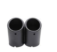 Car Muffler Tip For A3 A1 A4 B8 2009 2010 2011 2012 2013 2014 2015 2016 1/2pieces Auto Car Exhaust Tip Muffler Pipe Cover Tail Pipe(76mm-matte)