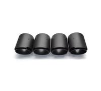 Car Muffler Tip For BMW M2 M3 M4 Exhaust Tip F80 F82 F83 F87 Tuning MP Carbon Fiber Tailpipe Stainless Steel Muffler 4 Pieces Tail Pipe(Carbon Fiber F)